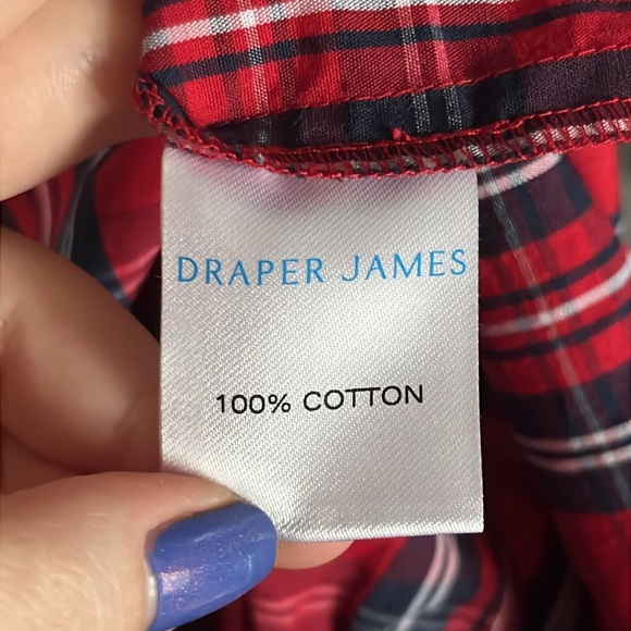 NWOT Draper James Deana Smocked Angie Plaid Cotton Dress Size 2x - Picture 13 of 16